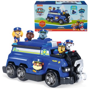 PAW PATROL CHASE TEAM VEICOLO CON 6 PERSONAGGI