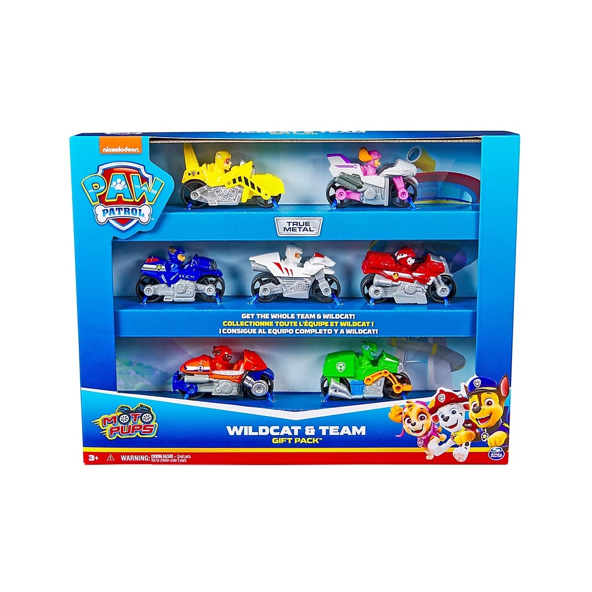 PAW PATROL DIE CAST WILDCAT & TEAM 7 PERSONAGGI