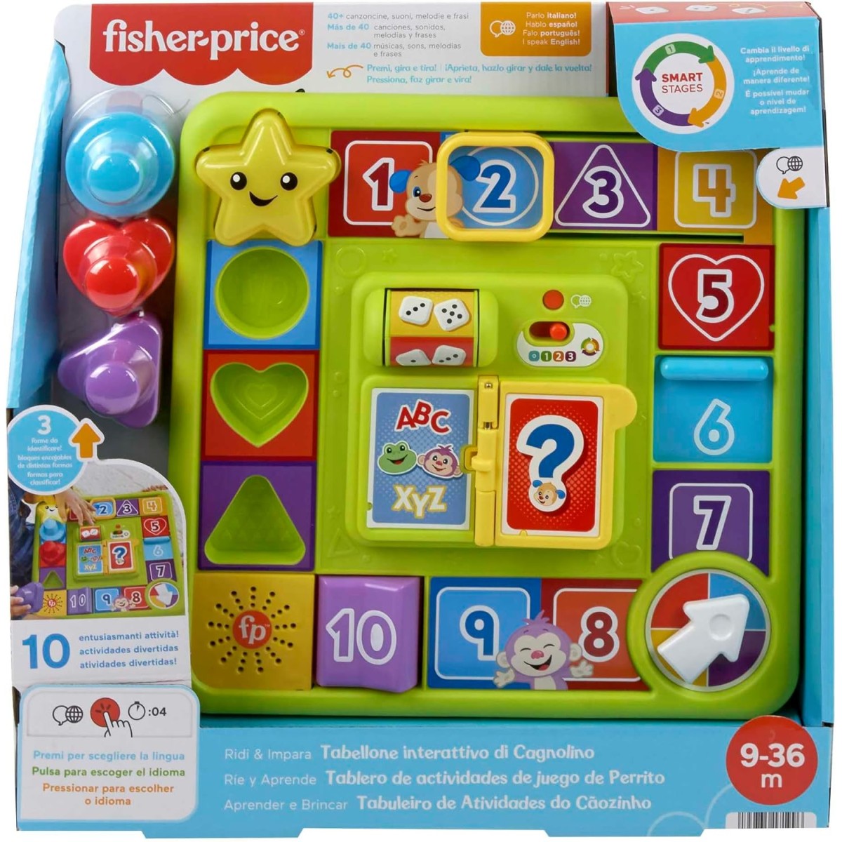 FISHER-PRICE TABELLONE INTERATTIVO DI CAGNOLINO