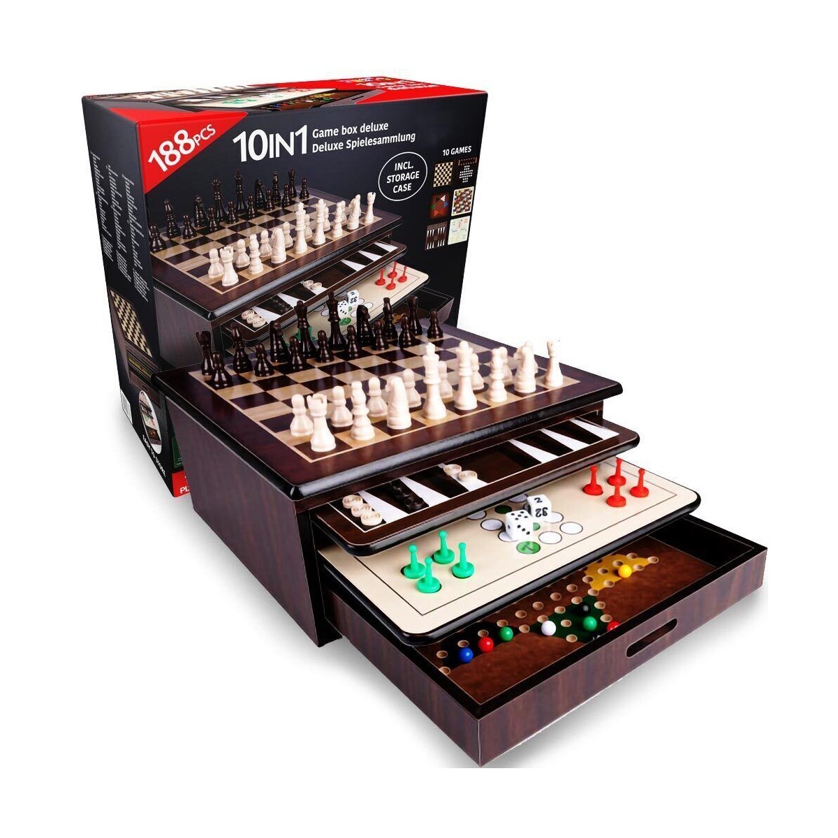 SET KIT GIOCHI 10IN1 SCATOLA SCRIGNO