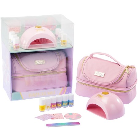 PINK IT BEAUTY CASE NAILS