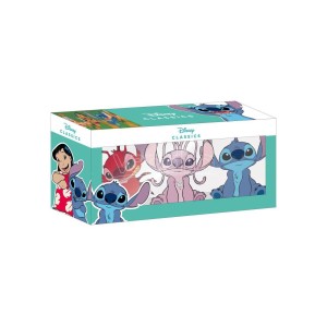 DISNEY CLASSIC STITCH PELUCHE BOX 3 PERSONAGGI 10CM.