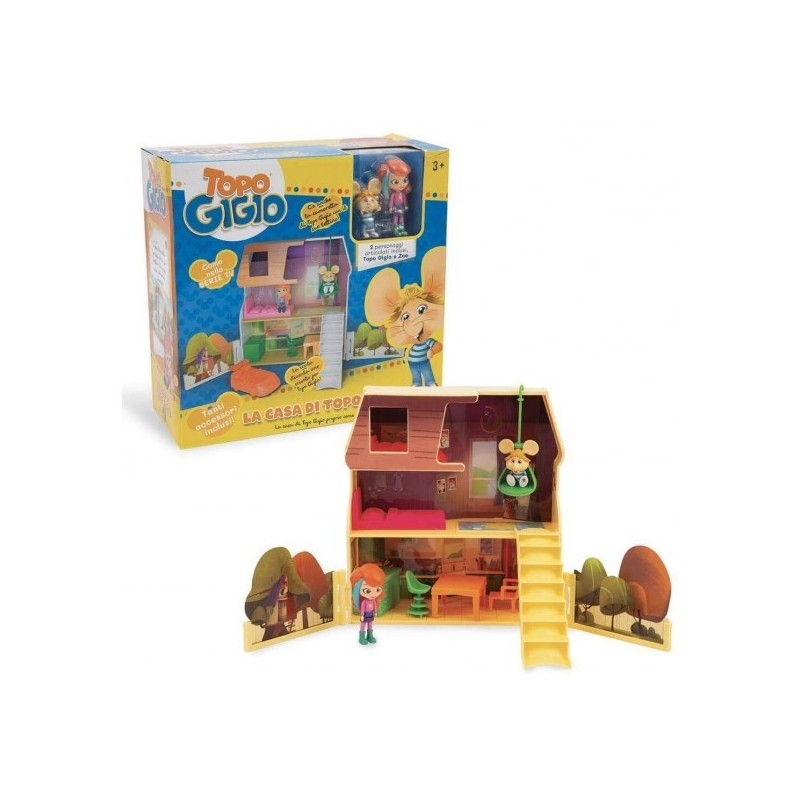 TOPO GIGIO CASA  CON 2 PERSONAGGI
