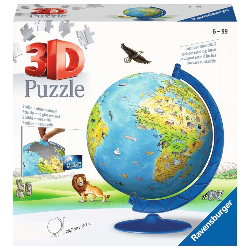 Puzzle 3D Globo 180 pezzi