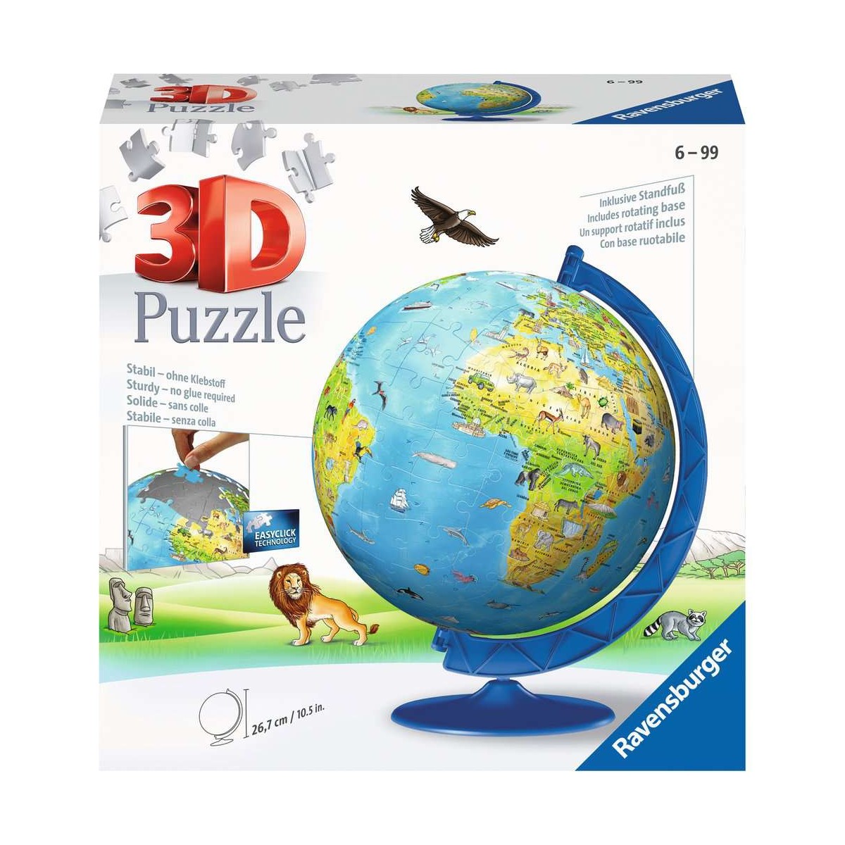 Puzzle 3D Globo 180 pezzi