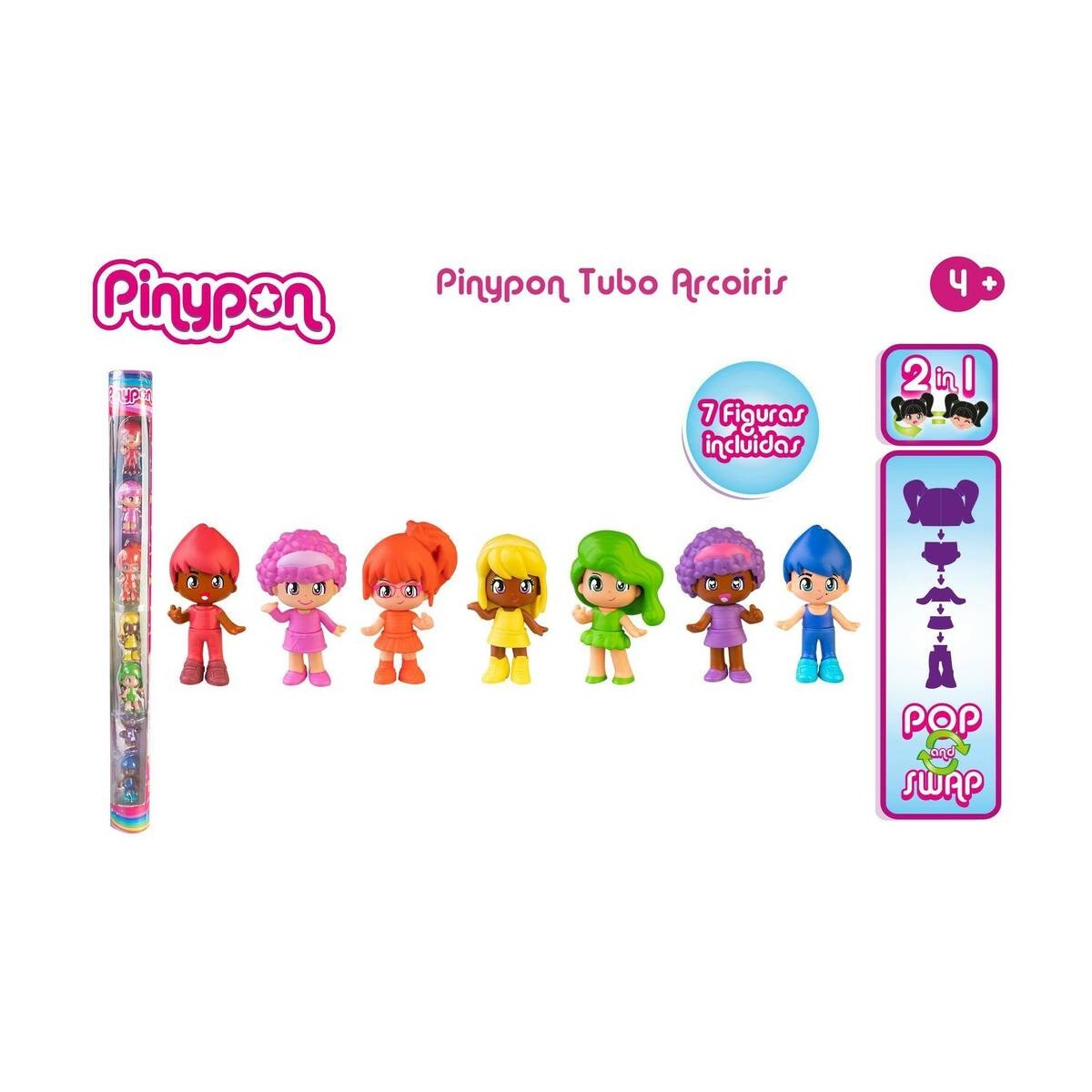 PINYPON TUBO 7 PERSONAGGI