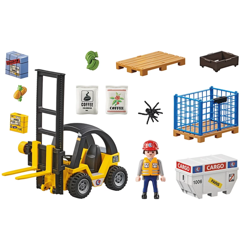 PLAYMOBIL CARRELLO ELEVATORE 71258