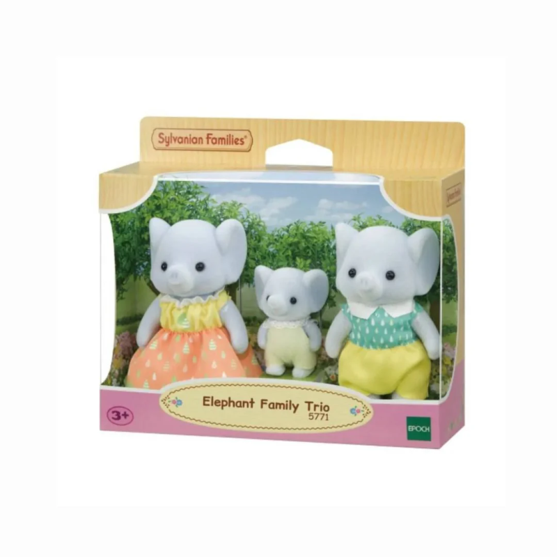 SYLVANIAN FAMILIES TRIO FAMIGLIA ELEFANTE