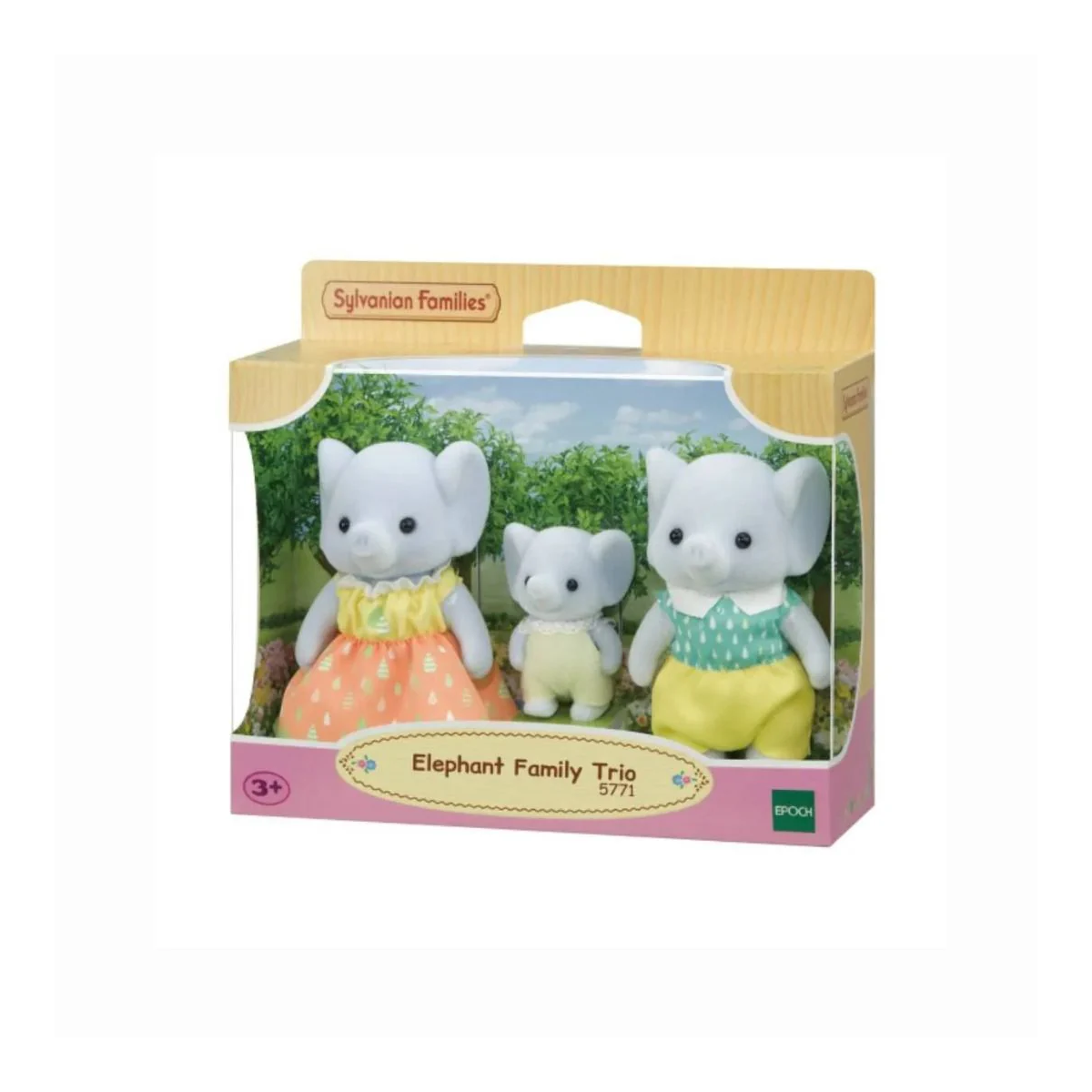 SYLVANIAN FAMILIES TRIO FAMIGLIA ELEFANTE
