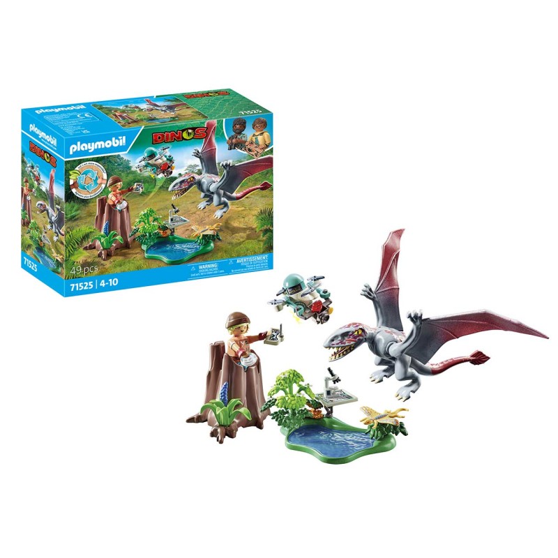 PLAYMOBIL DINOS Alla ricerca del Dimorphodon 71525