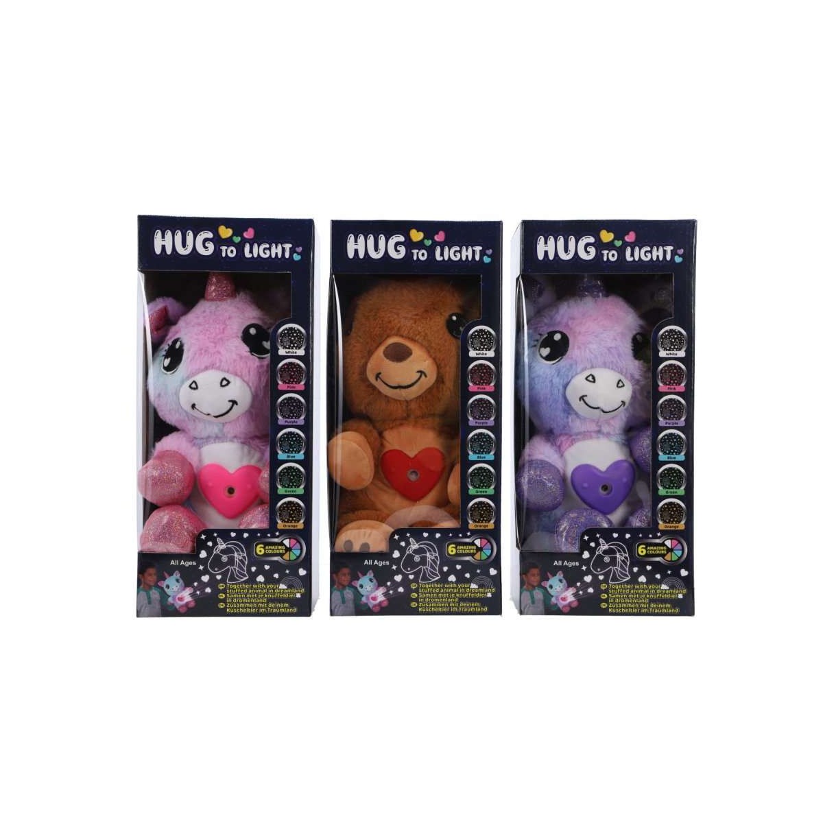 HUGK TO LICHT PELUCHE MULTICOLOR