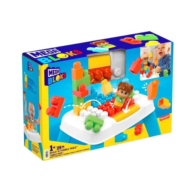 MEGA BLOCKS TAVOLO CON COSTRUZIONI