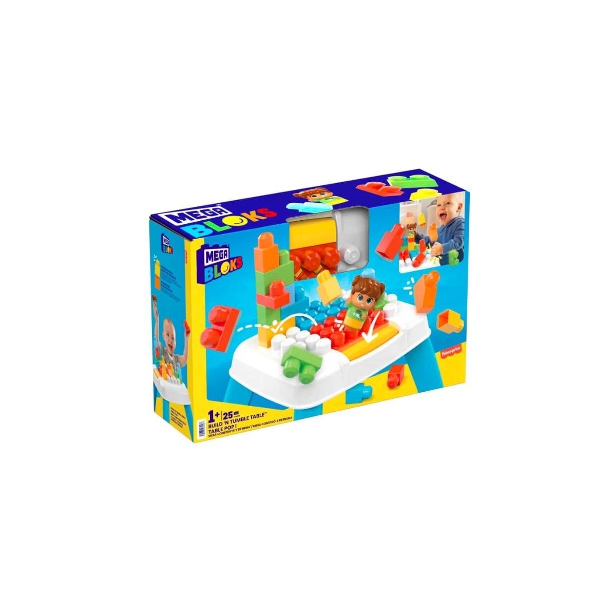 MEGA BLOCKS TAVOLO CON COSTRUZIONI