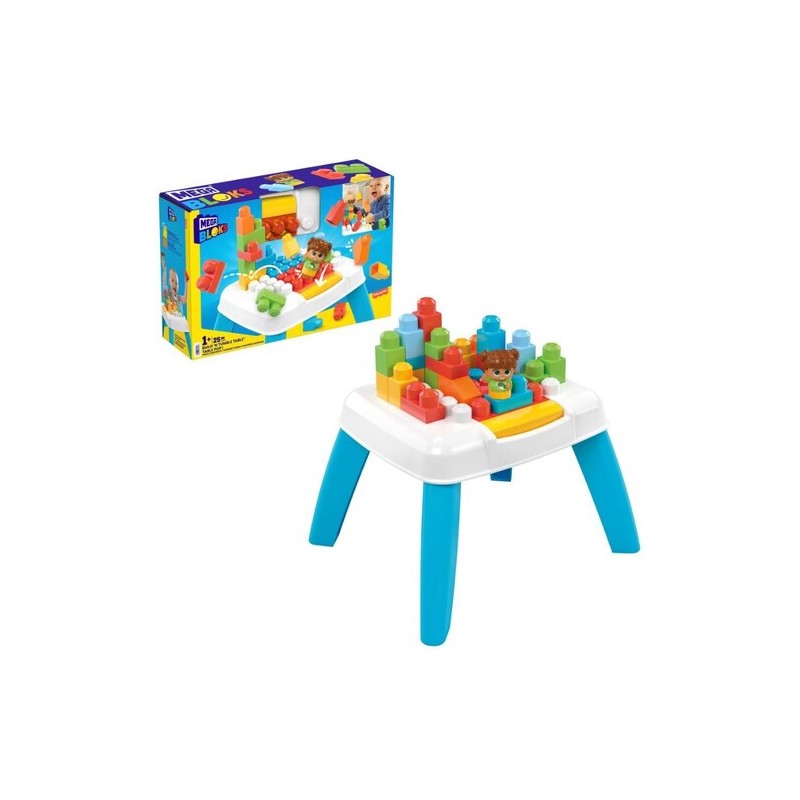 MEGA BLOCKS TAVOLO CON COSTRUZIONI