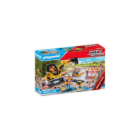 PLAYMOBIL Cantiere stradale 71045