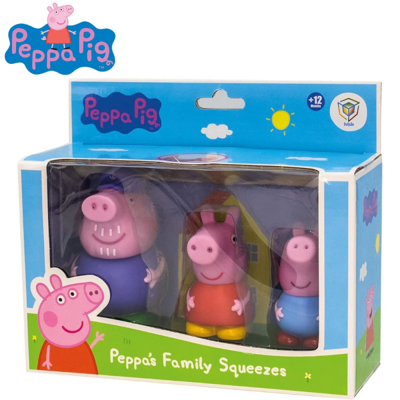 PEPPA PIG FAMILY SQUEEZES 3 PERSONAGGI