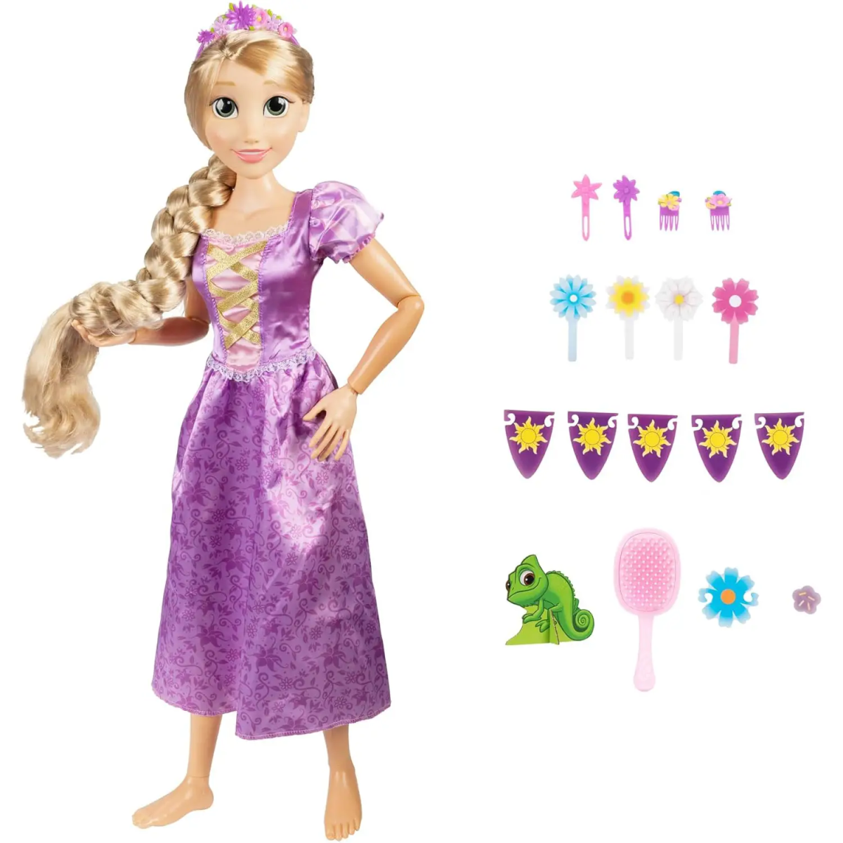 PRINCESS RAPUNZEL 81CM. CON ACCESSORI