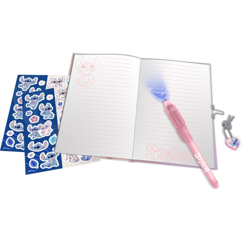 STITCH DIARIO SEGRETO CON PENNA