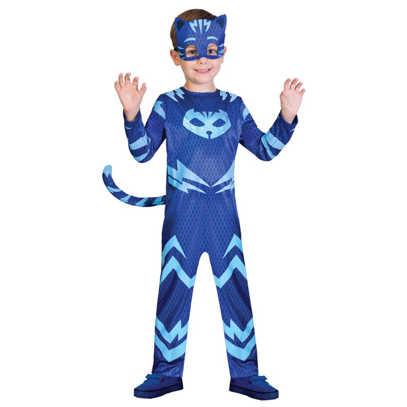 PJMASKS GATTOBOY TRAVESTIMENTO TUTA CON MASCHERA 4/6 ANNI