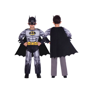 BATMAN TRAVESTIMENTO CON MUSCOLI 4/6 ANNI