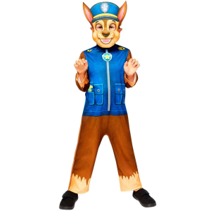 PAW PATROL CHASE TRAVESTIMENTO TUTA CON MASCHERA 3/4 ANNI