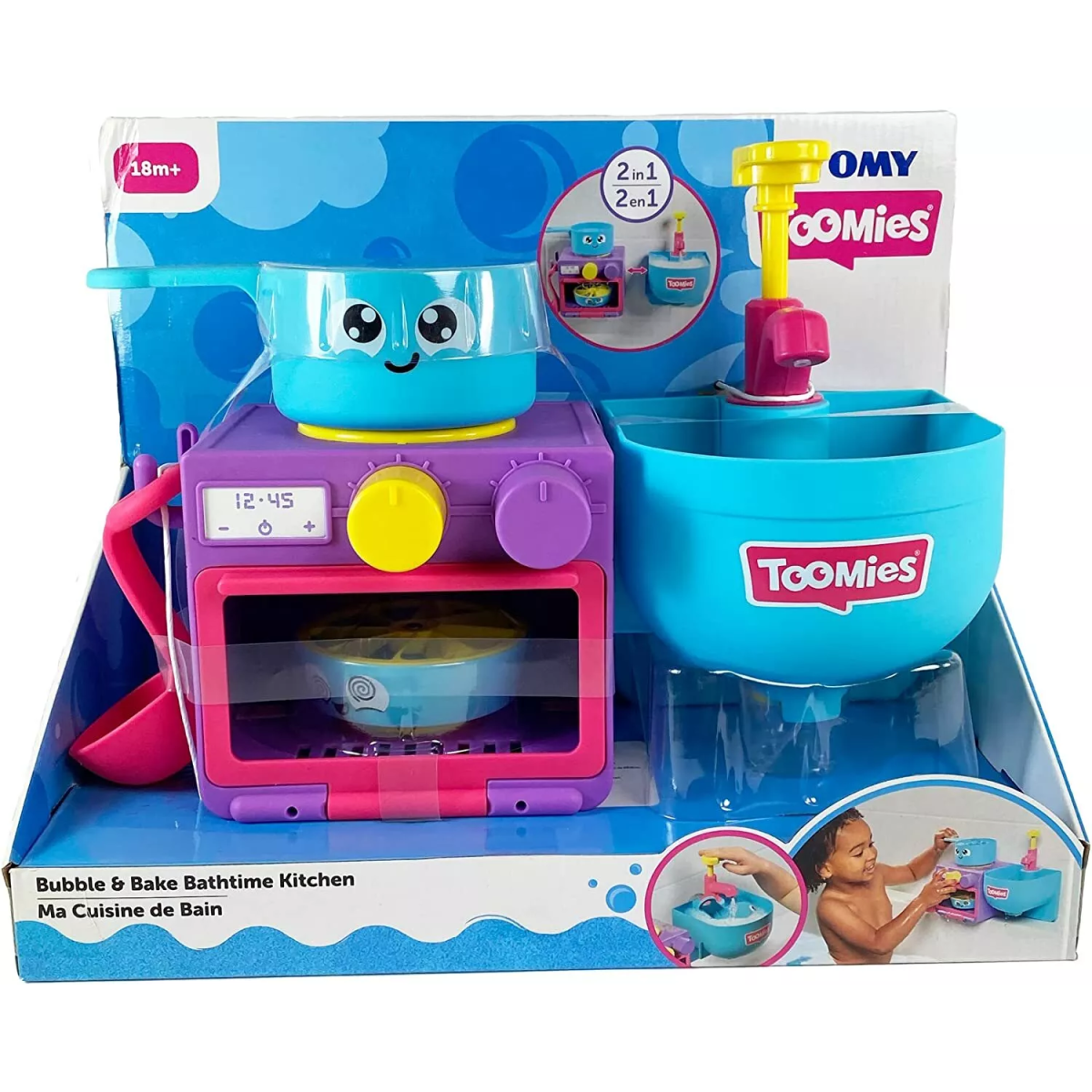 TOMY CUCINA BAGNETTO CON BOLLE 2 IN 1