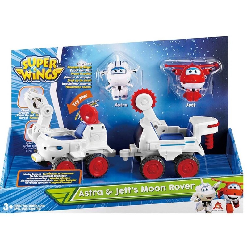 SUPERWINGS ASTRA & JETT CON MOON ROVER
