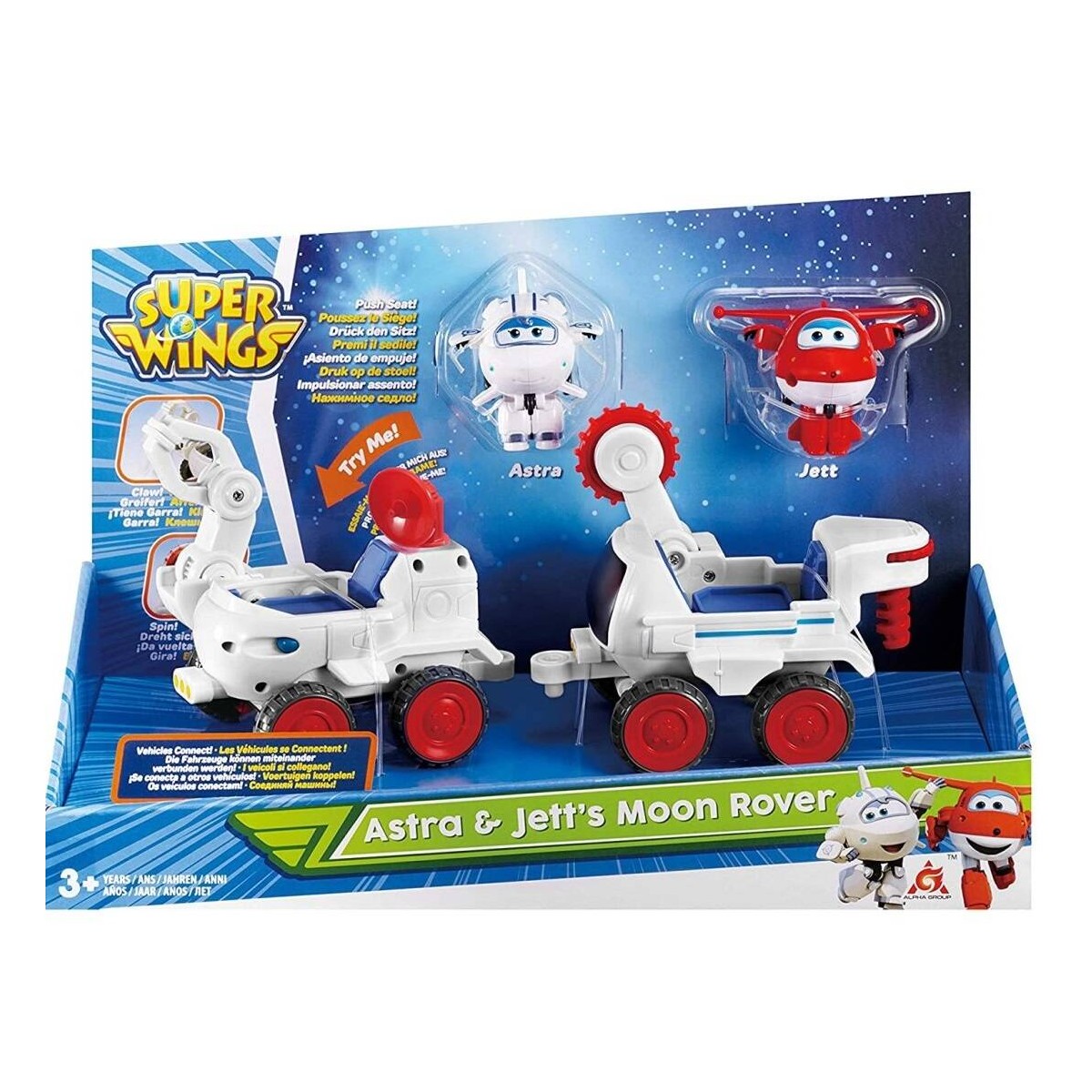 SUPERWINGS ASTRA & JETT CON MOON ROVER