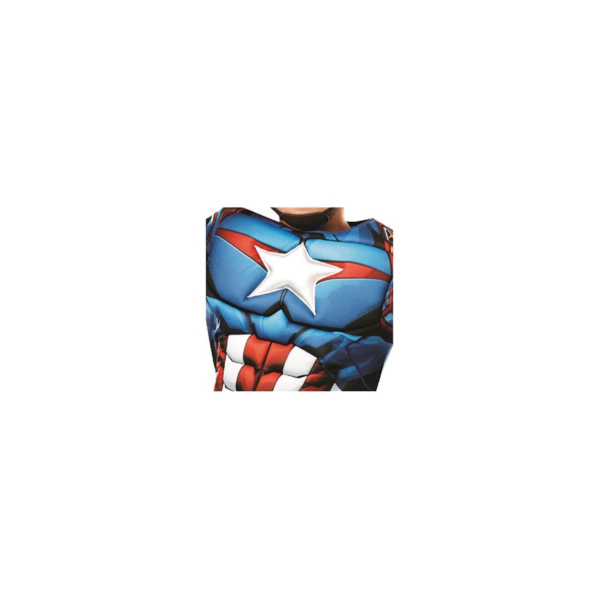 CAPITAN AMERICA TRAVESTIMENTO CON MUSCOLI 5-6 ANNI