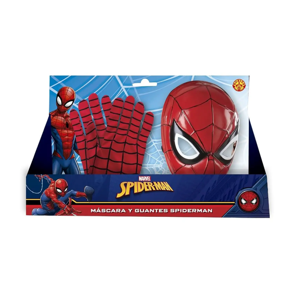 SPIDERMAN SET ACCESSORI MASCHERA CON GUANTI