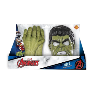 HULK SET ACCESSORI MASCHERA CON GUANTONI