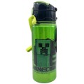 MINECRAFT BORRACCIA IN ALLUMINIO CON TRACOLLA 600ML.