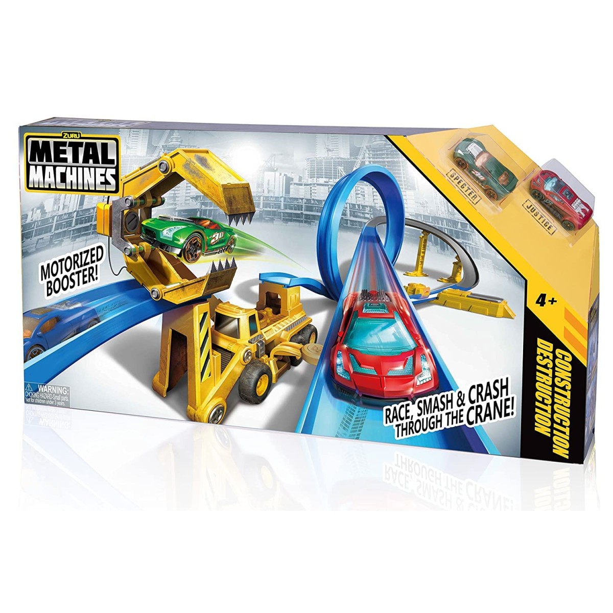 METAL MACHINE PISTA CONSTRUZIONE E DISTRUZZIONE 2 VEICOLI