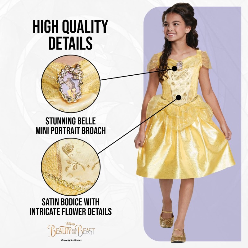 PRINCESS BELLE  TRAVESTIMENTO CLASSIC 3/4 ANNI