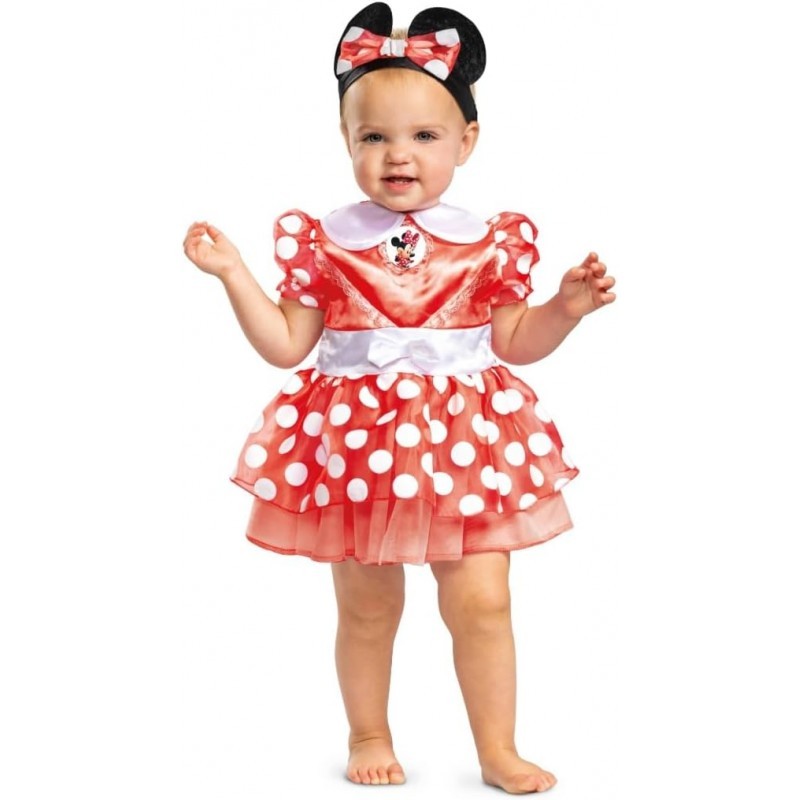 DISNEY BABY MINNIE INFANT ROSSO 6/12 MESI