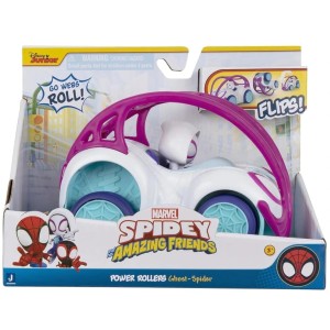 SPIDEY E I SUOI AMICI AUTO POWER ROLLERS GHOST SPIDER