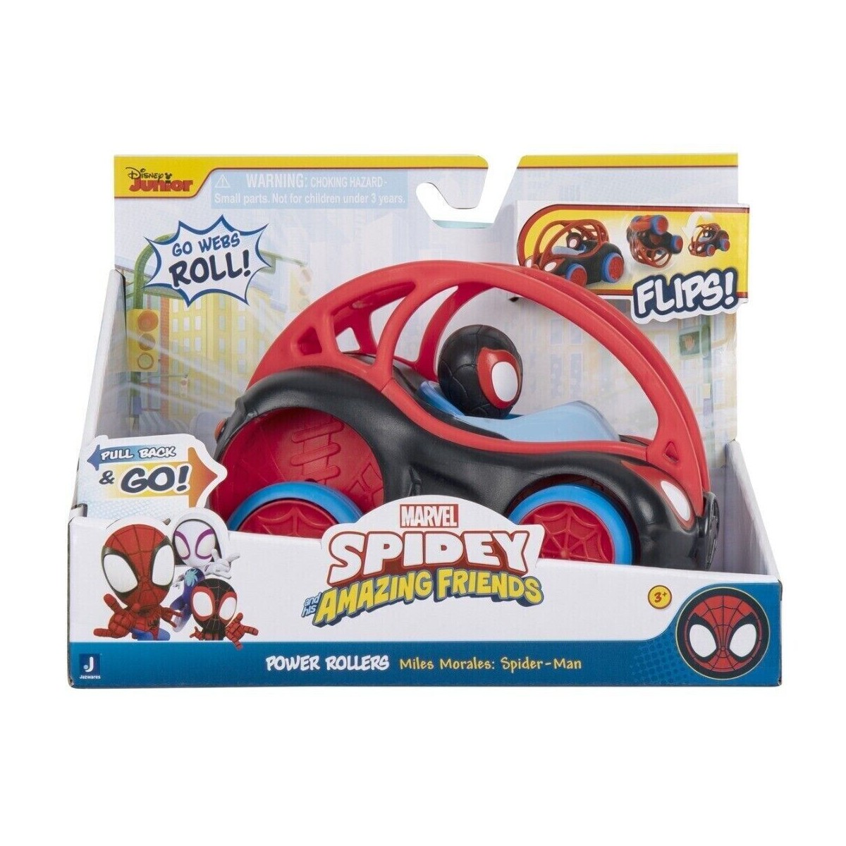 SPIDEY E I SUOI AMICI AUTO POWER ROLLERS MILES MORALES