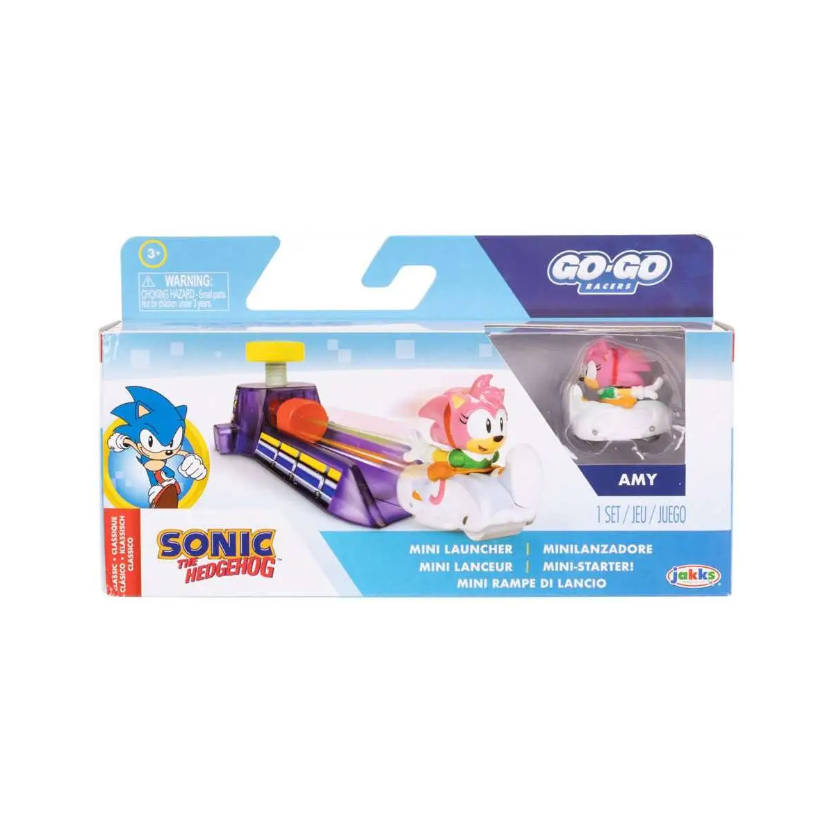 SONIC MINI LANCIATORE CON PERSONAGGIO
