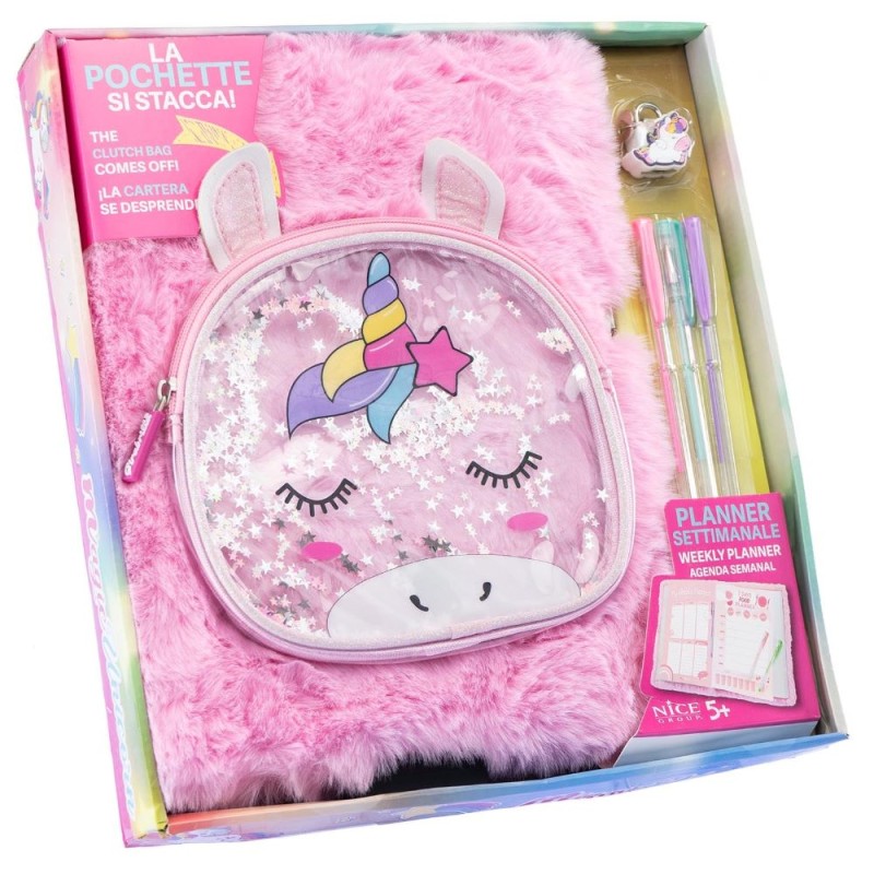 MAGIC UNICORN MAXI PLANNER CON POCHETTE