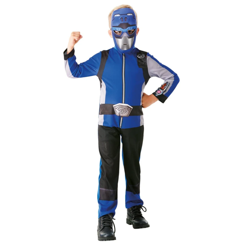 POWER RANGERS TRAVESTIMENTO  BLUE BEAST MORPHER 5/6 ANNI 116CM.
