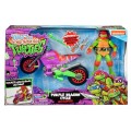 TURTLES NINJA TMNT RAFFAELLO CON MOTO