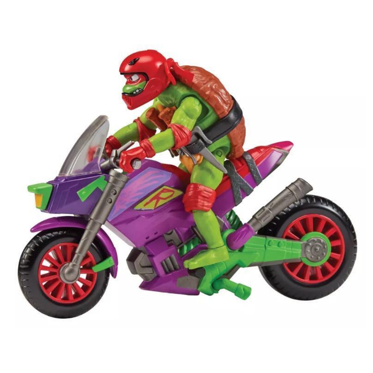 TURTLES NINJA TMNT RAFFAELLO CON MOTO