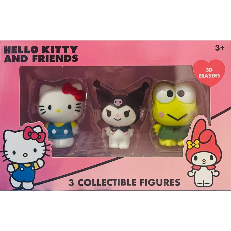 HELLO KITTY AND FRIENDS 3 PERSONAGGI 3D