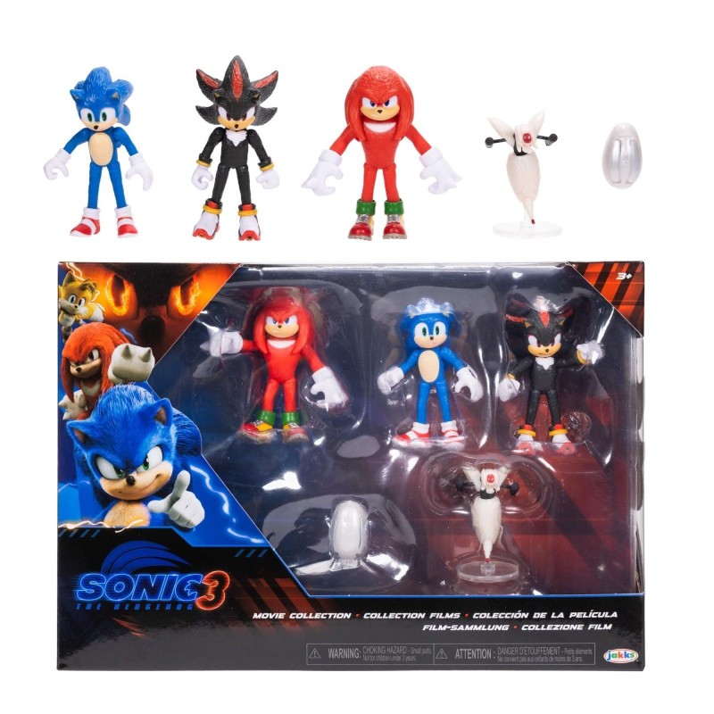SONIC 3 MULTIPACK 5 PERSONAGGI 6CM.