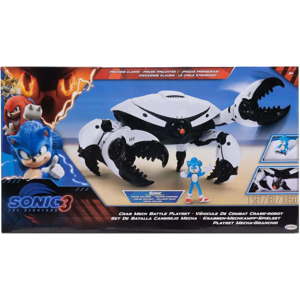 SONIC 3 CRAB MECH BATTLE PLAYSET