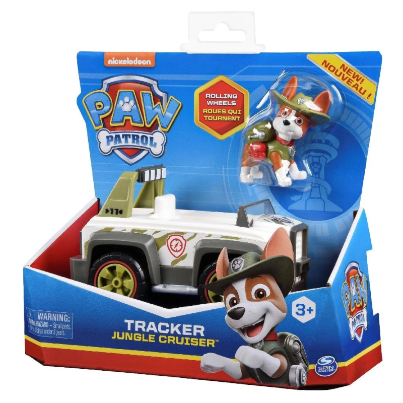 PAW PATROL TRACKER VEICOLO CON PERSONAGGIO