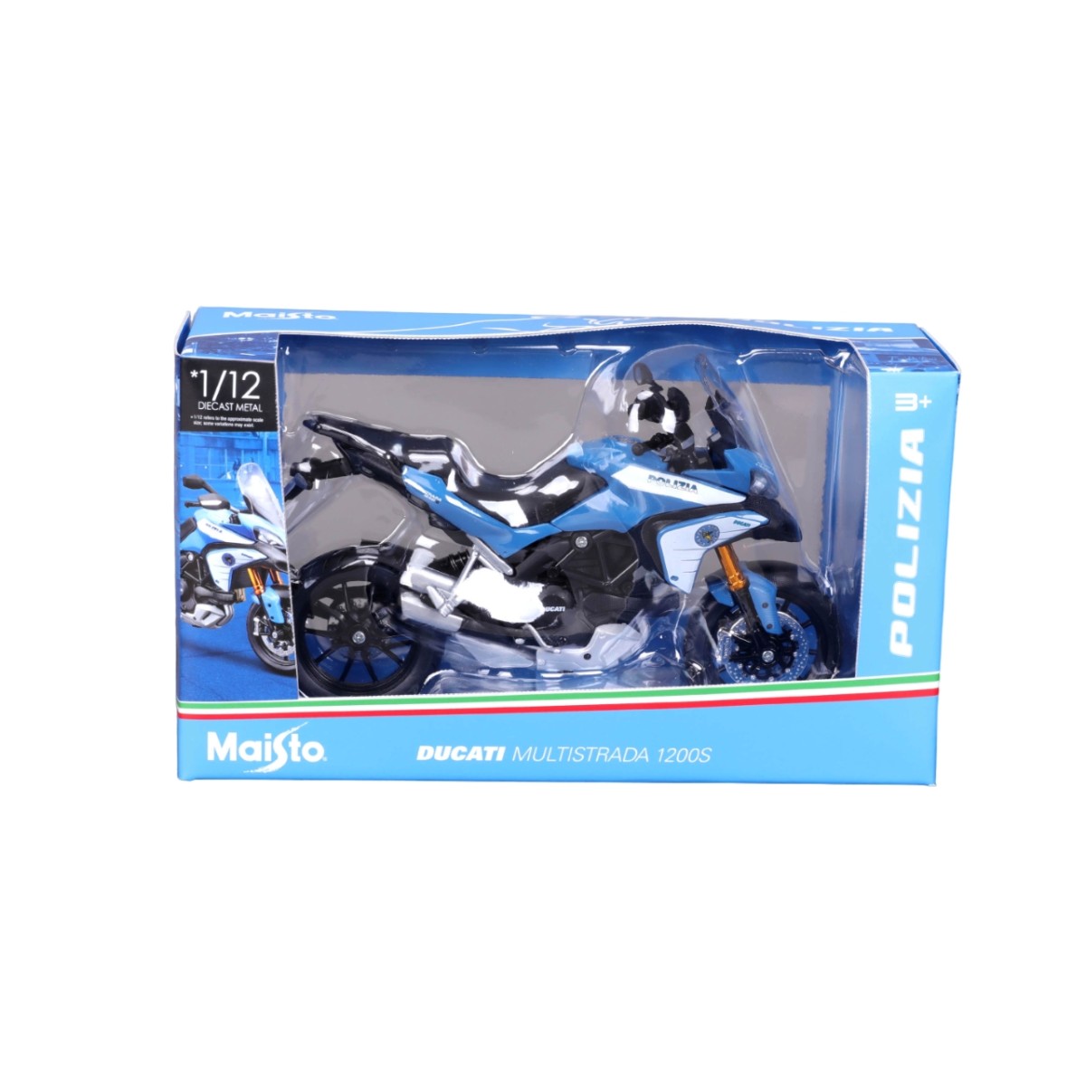 MOTO DUCATI MULTISTRADA POLIZIA  1:12