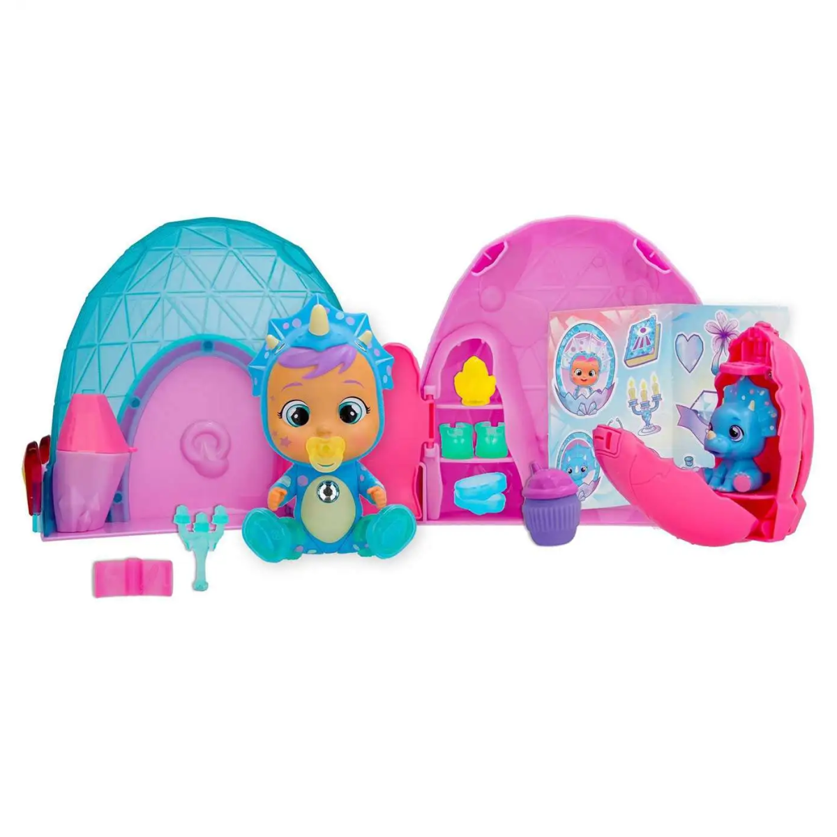 CRY BABIES MAGIC WORLD ICY WORLD DINOS