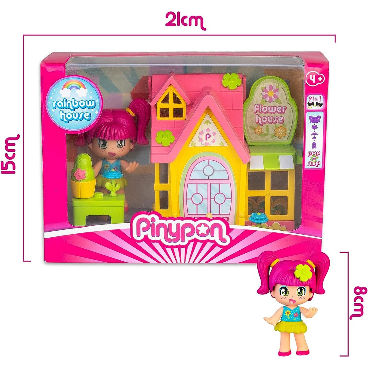 PINYPON FLOWER HOUSE CASETTA CON PERSONAGGIO