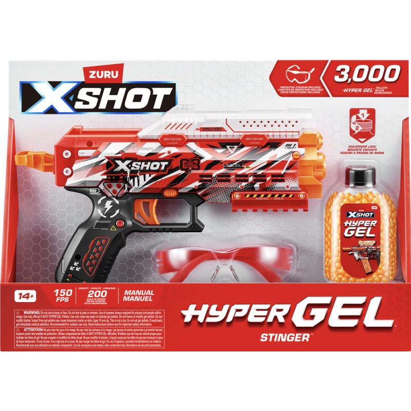 X SHOT PISTOLA HYPER GEL